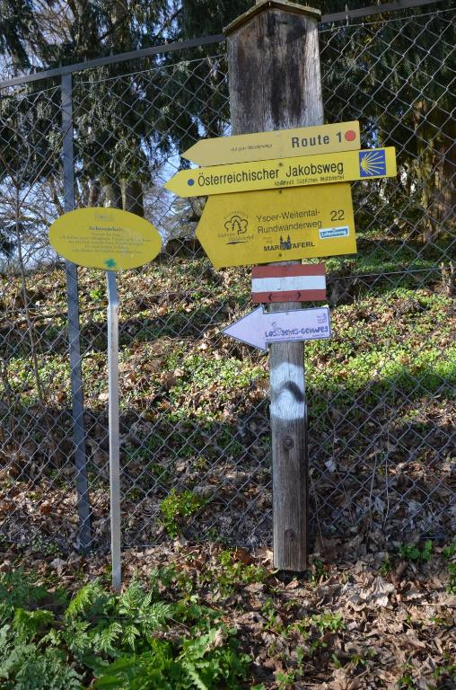 Certifikát, ocenenie alebo iný dokument vystavený v ubytovaní Ferienhaus am Jakobsweg