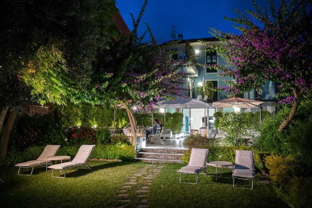 Zahrada ubytování Blu Hotel