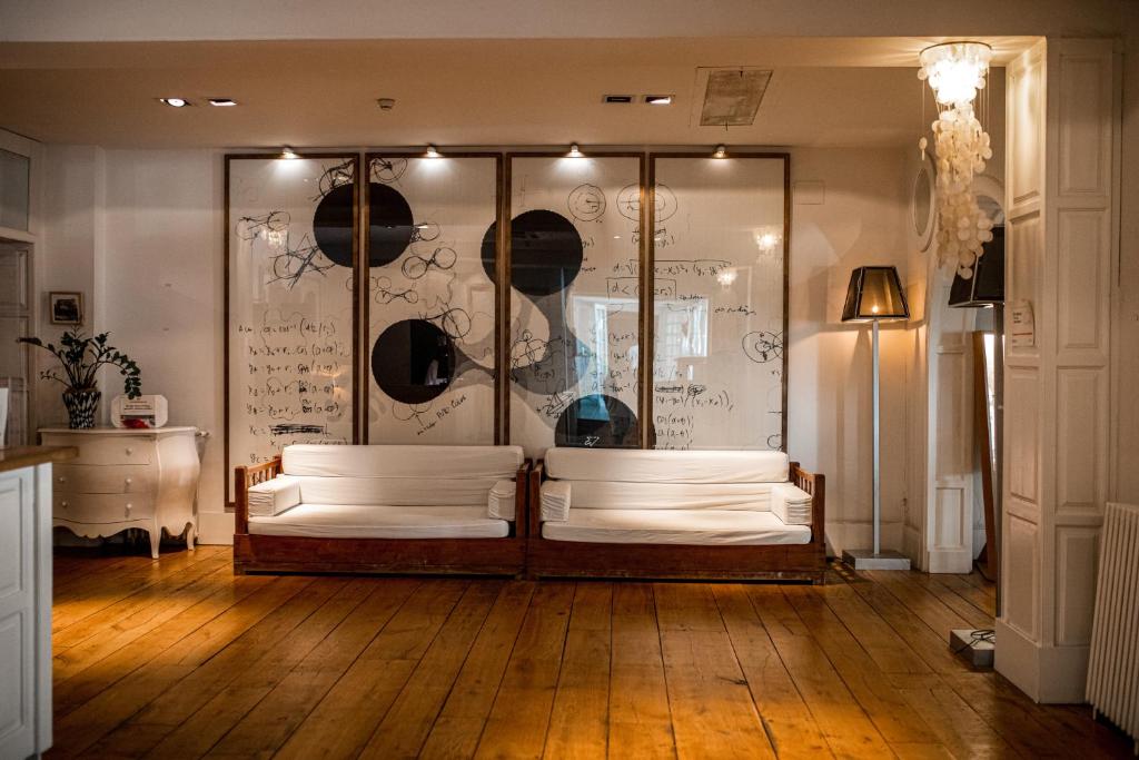 Postel nebo postele na pokoji v ubytování Hotel Trias