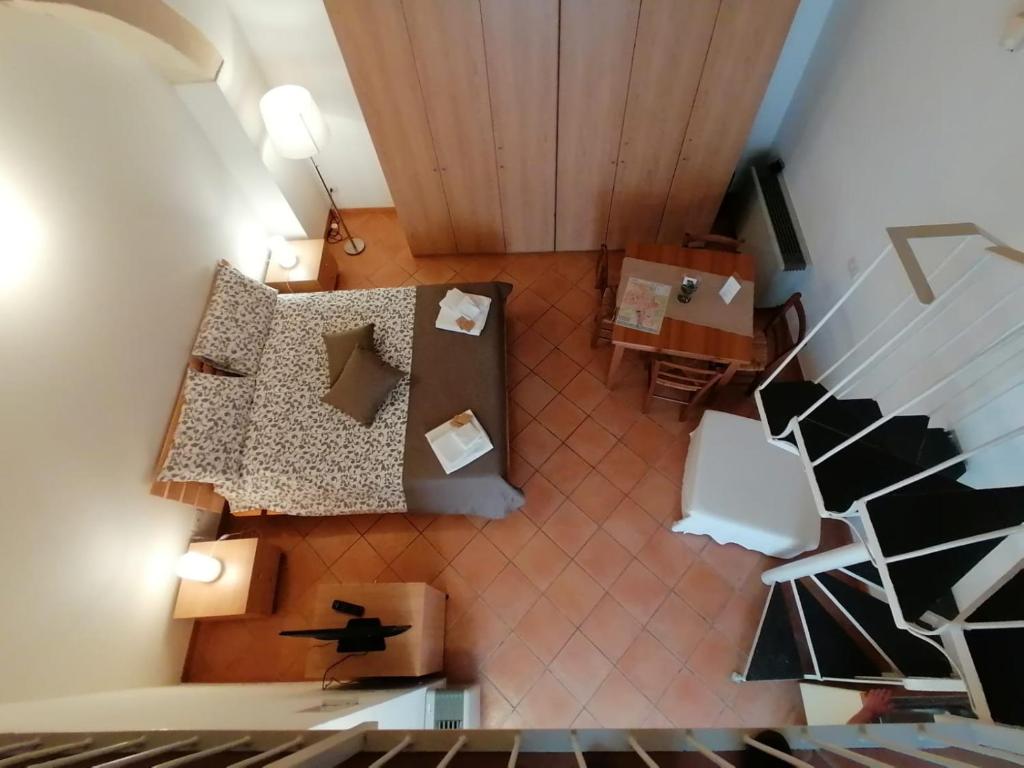 Posezení v ubytování Il Vicinato, casa vacanza immersa nel cuore dei Sassi