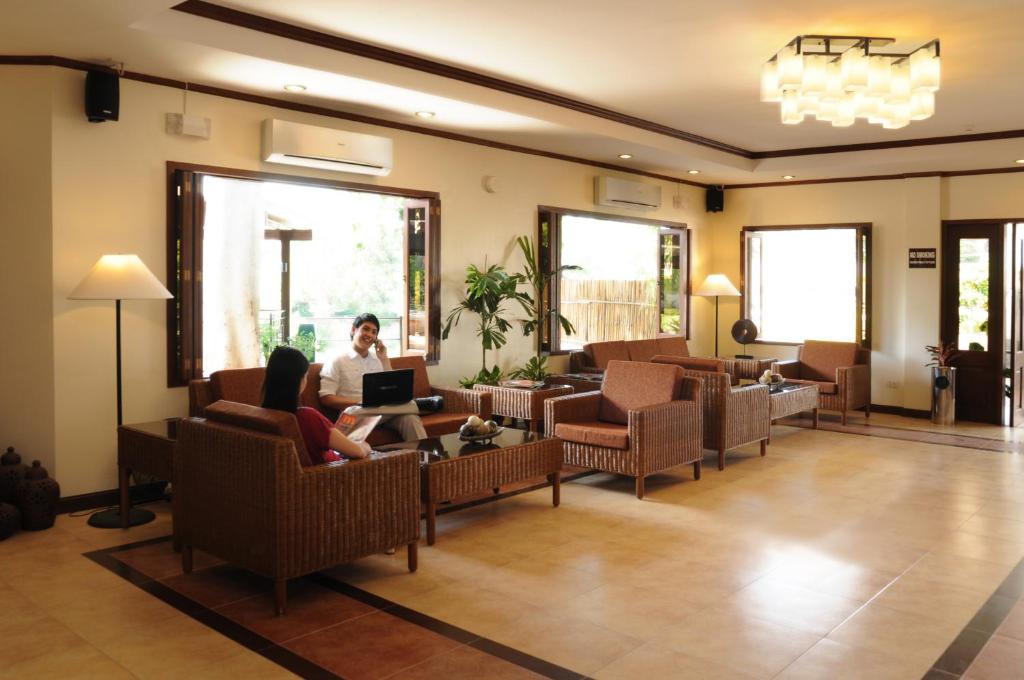 Posezení v ubytování Hotel Tropika