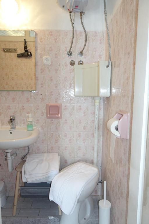 Koupelna v ubytování Room Novakovic