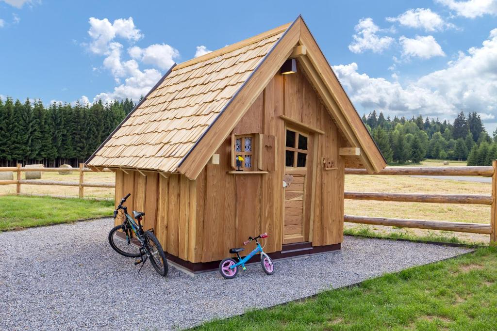 Jízda na kole v ubytování KRALJICA ŠUME - Divjake Log Home nebo okolí