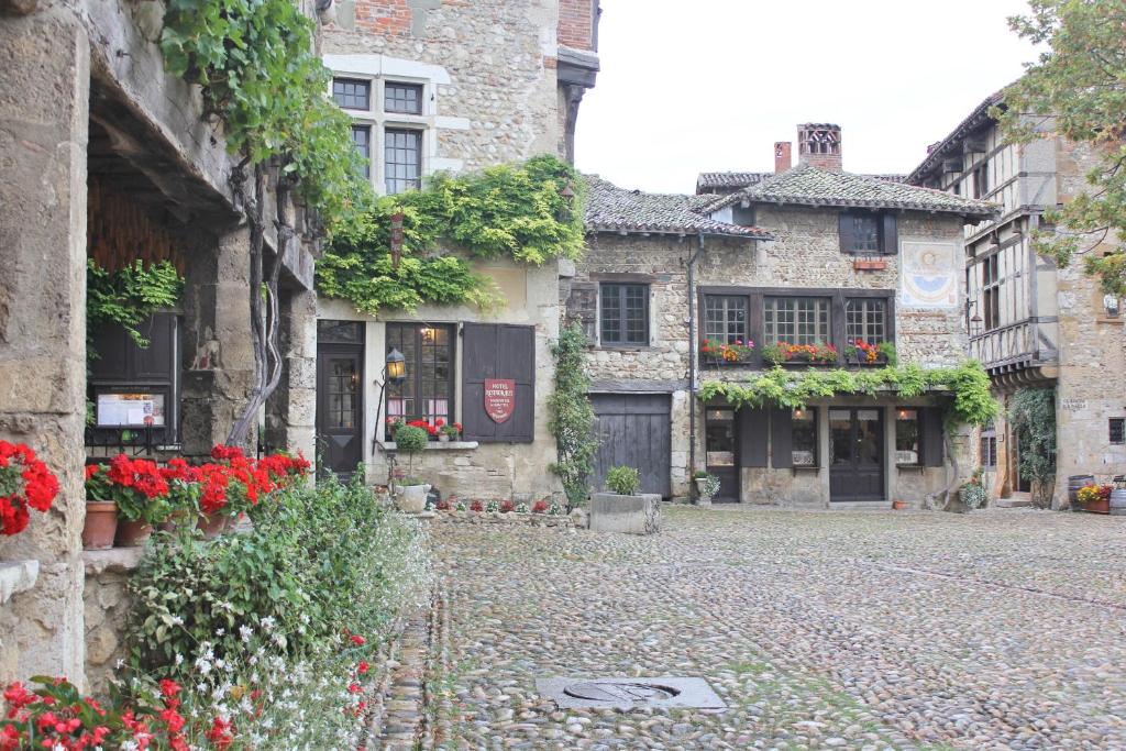 Zahrada ubytování Hostellerie du Vieux Pérouges