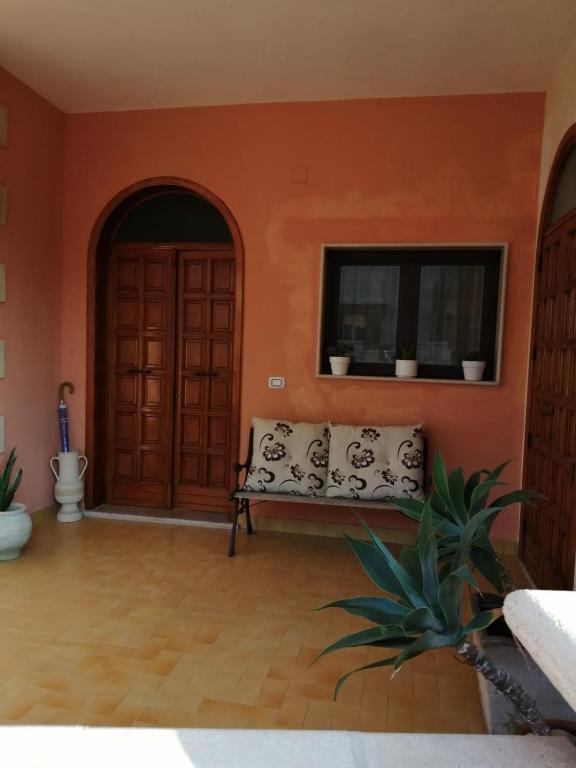 A seating area at La Nuova Casetta