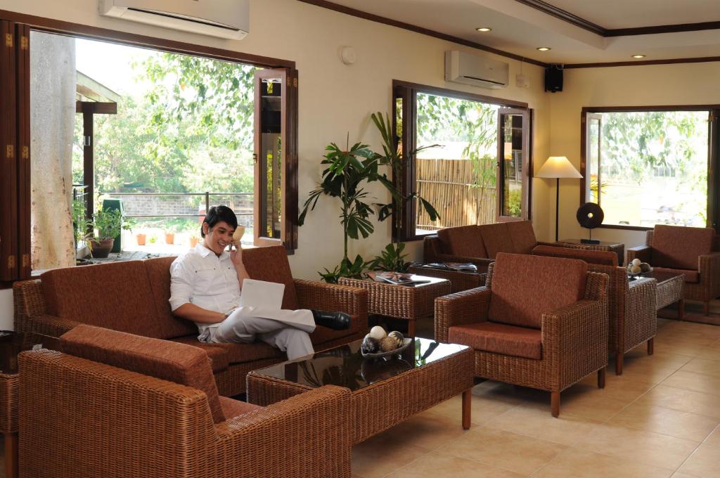 Posezení v ubytování Hotel Tropika