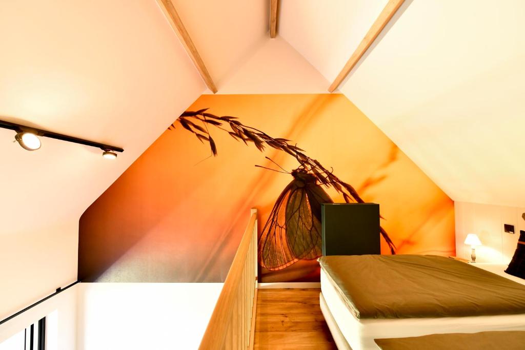 Postel nebo postele na pokoji v ubytování B&B 't Motjeshof