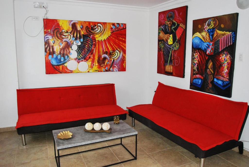 Posezení v ubytování Apartamentos Las Piloneras