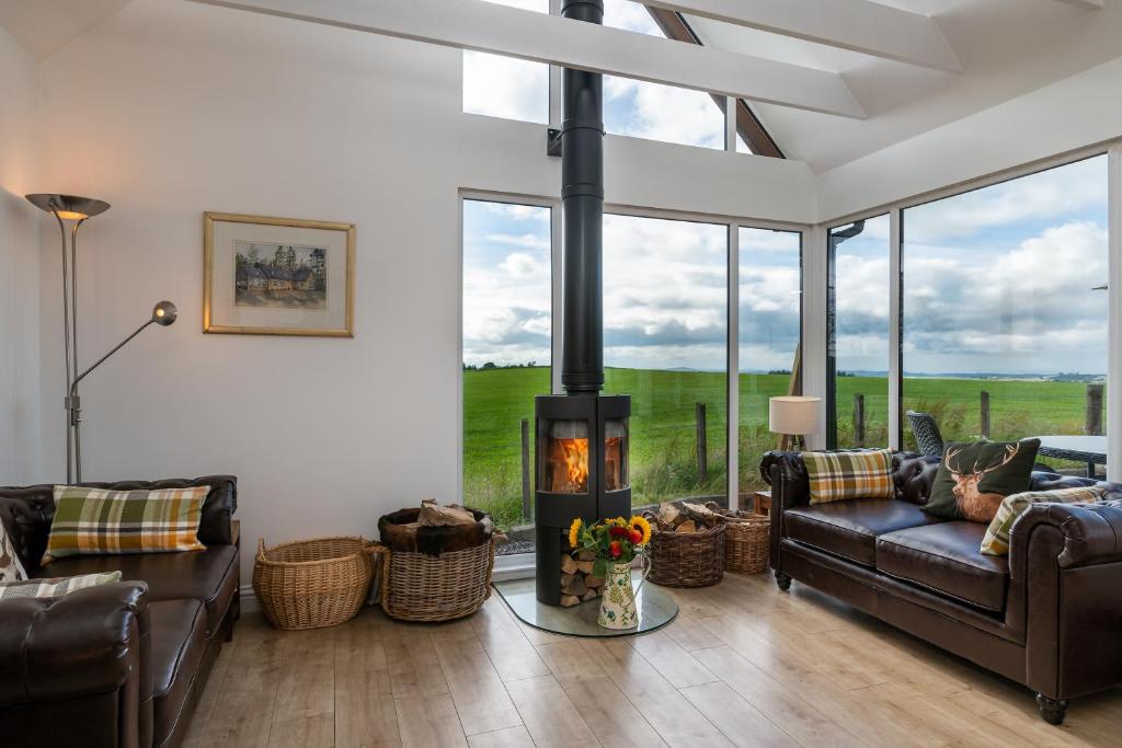 Posezení v ubytování Tarskavaig B&B