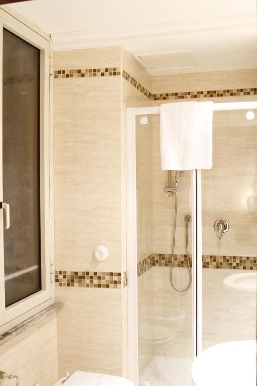 Koupelna v ubytování Hotel Genio