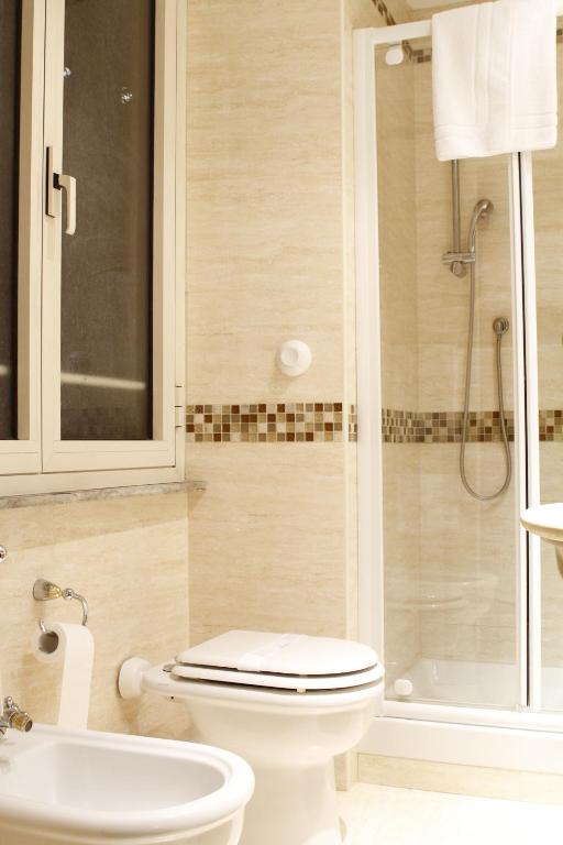 Koupelna v ubytování Hotel Genio