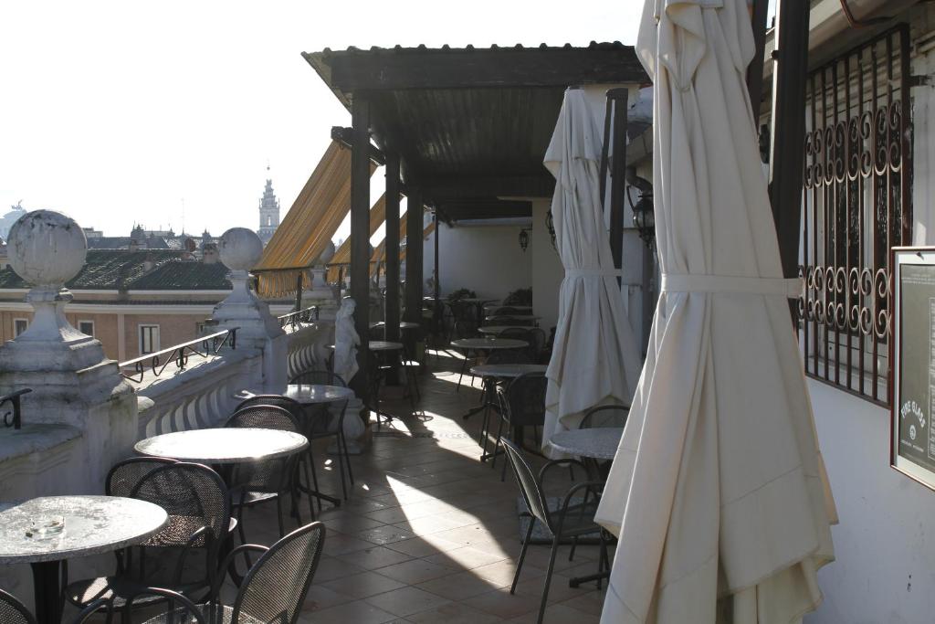Balkón nebo terasa v ubytování Hotel Genio