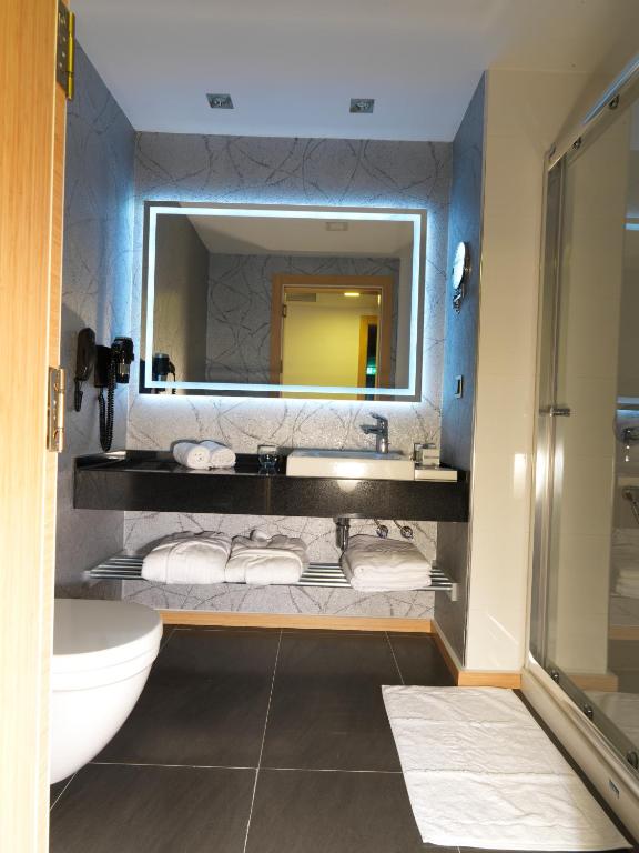 Koupelna v ubytování Inci Class Hotel