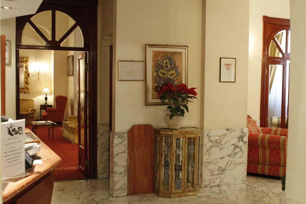 Posezení v ubytování Hotel Pace Helvezia