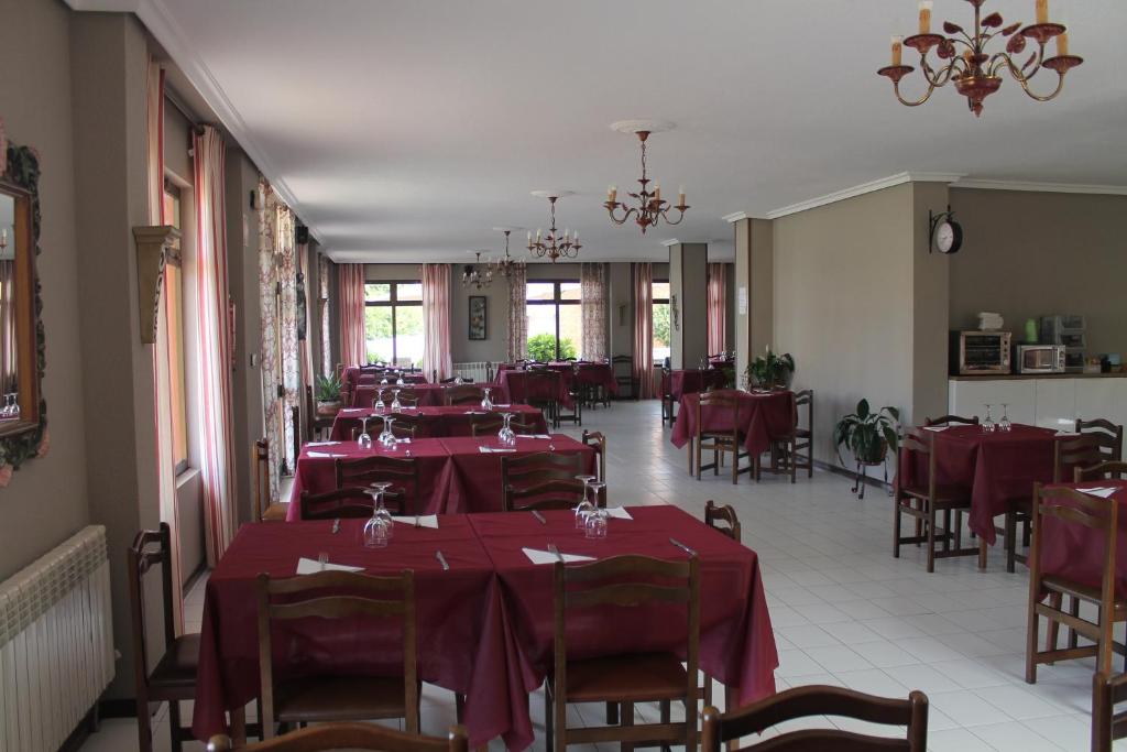 Restaurace v ubytování La Flor de Quejo