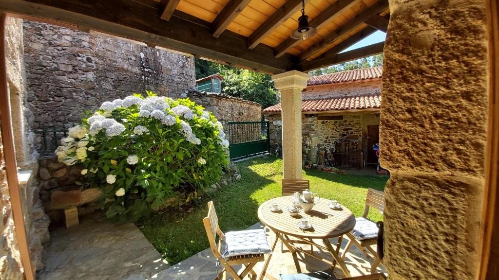 Zahrada ubytování A Casa dos Avós - Vilariño - A Coruña