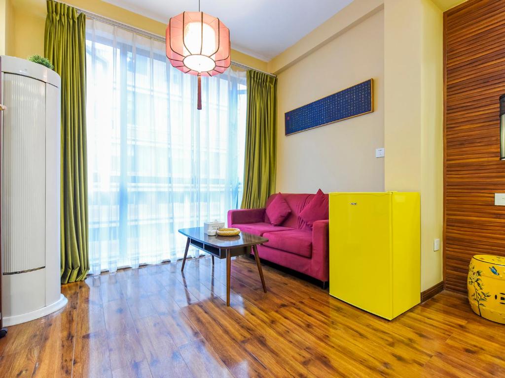 Posezení v ubytování Chongqing Ouranjian Lake View Guesthouse