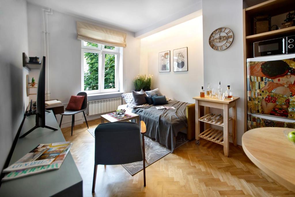 Posedenie v ubytovaní Siewierska P&O Serviced Apartments