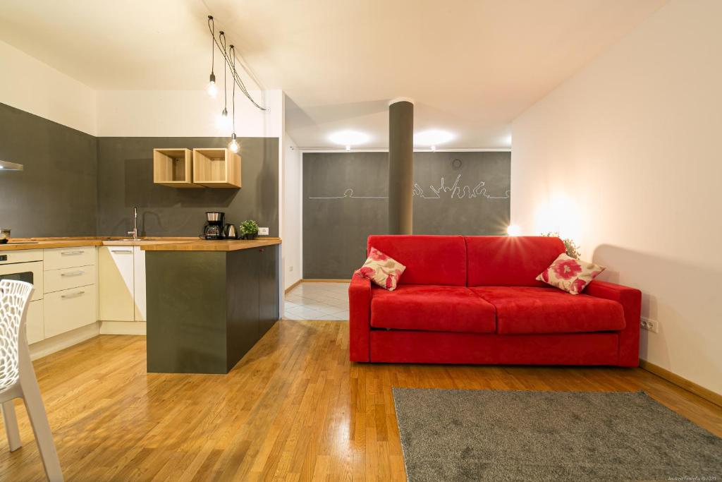 Kuchnia lub aneks kuchenny w obiekcie Laubenapartment
