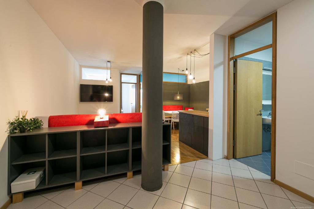 Kuchnia lub aneks kuchenny w obiekcie Laubenapartment