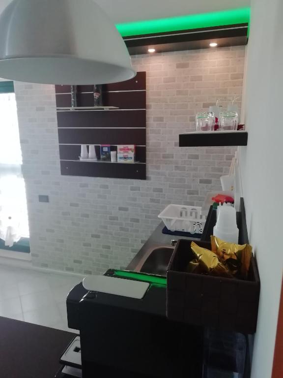 Kuchyň nebo kuchyňský kout v ubytování Marlen's House