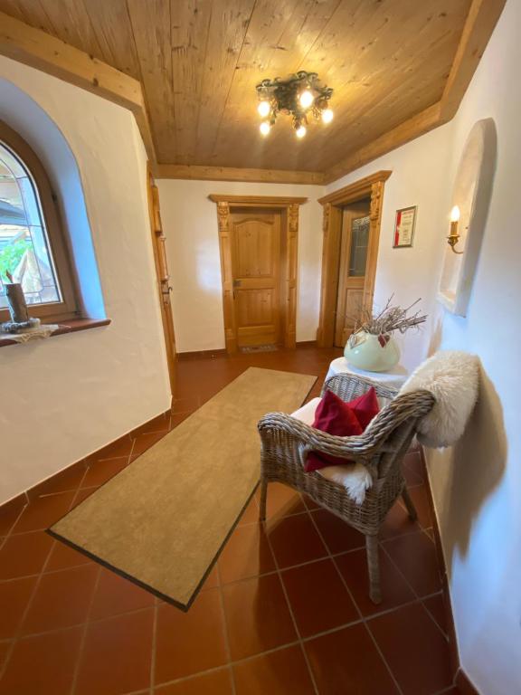 Posezení v ubytování Gästehaus Grauss