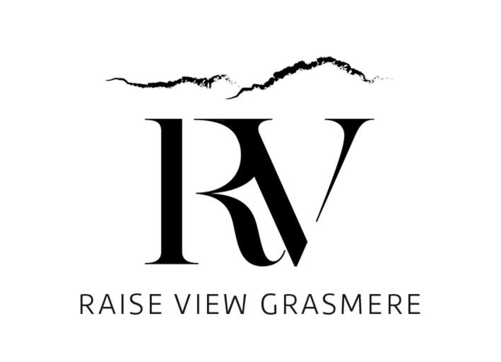 グラスミアにあるRaise View Houseの山遊び会社の白黒ロゴ