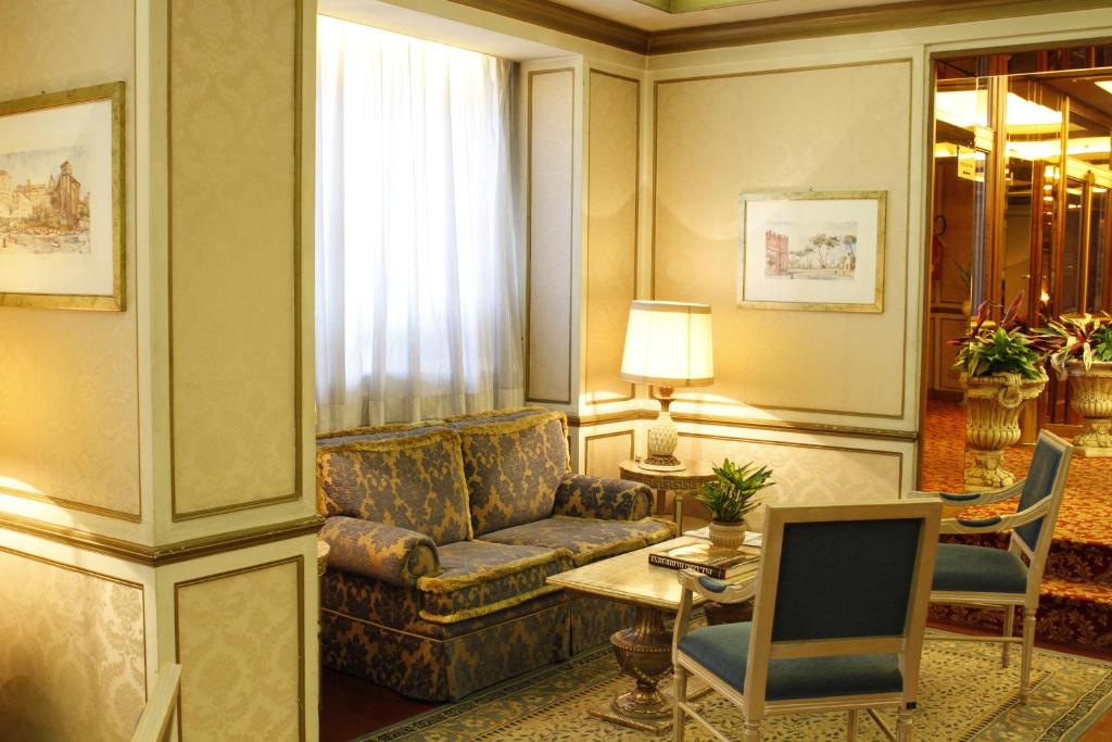 Posezení v ubytování Hotel Eliseo