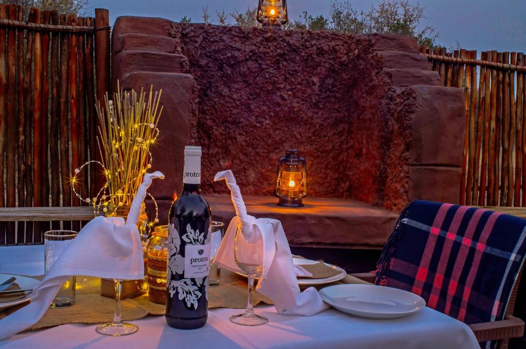 Joogid majutusasutuses Tshikwalo Game Lodge