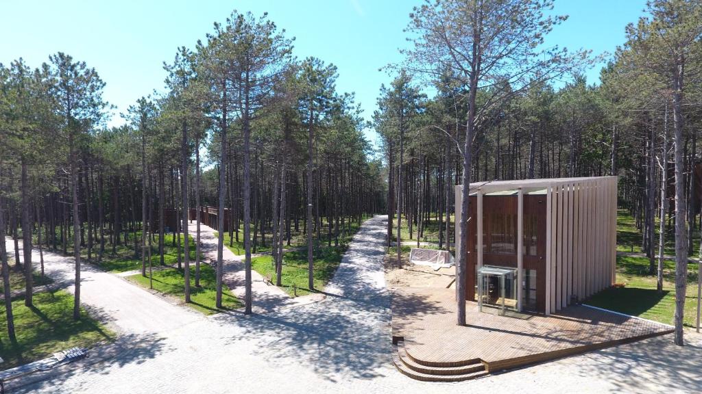 Zahrada ubytování LONGOSPHERE GLAMPING