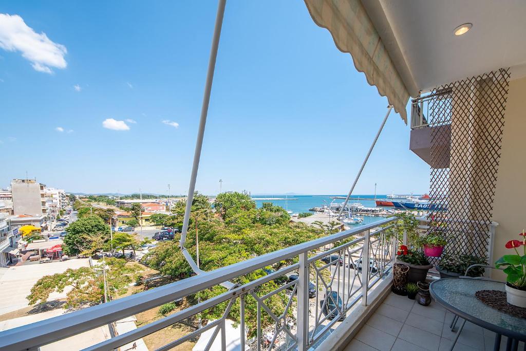 Balkón alebo terasa v ubytovaní MariZot Apartment
