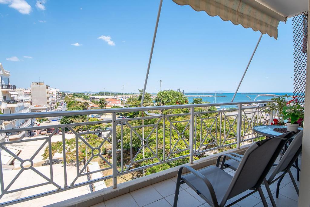 Balkón alebo terasa v ubytovaní MariZot Apartment