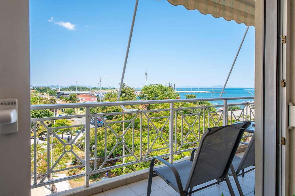 Balkón alebo terasa v ubytovaní MariZot Apartment