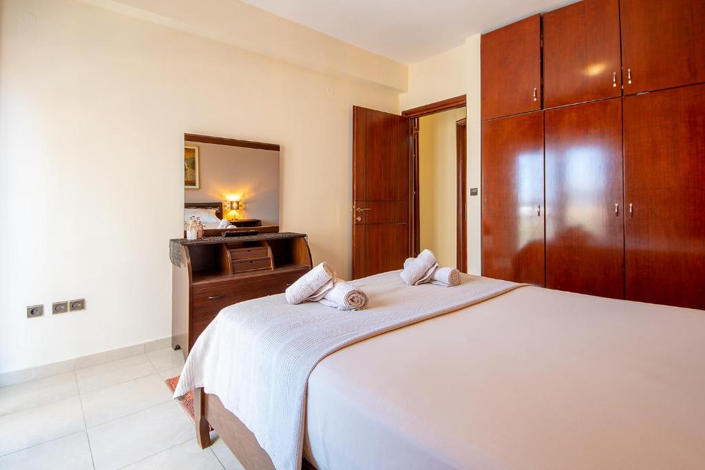 Posteľ alebo postele v izbe v ubytovaní MariZot Apartment