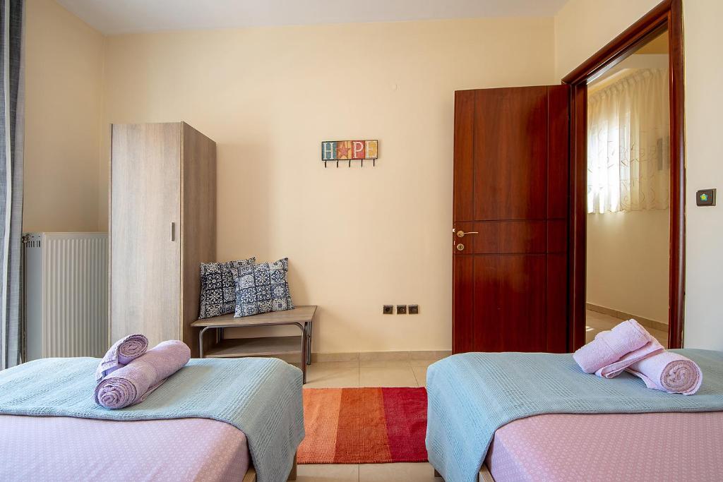 Posteľ alebo postele v izbe v ubytovaní MariZot Apartment