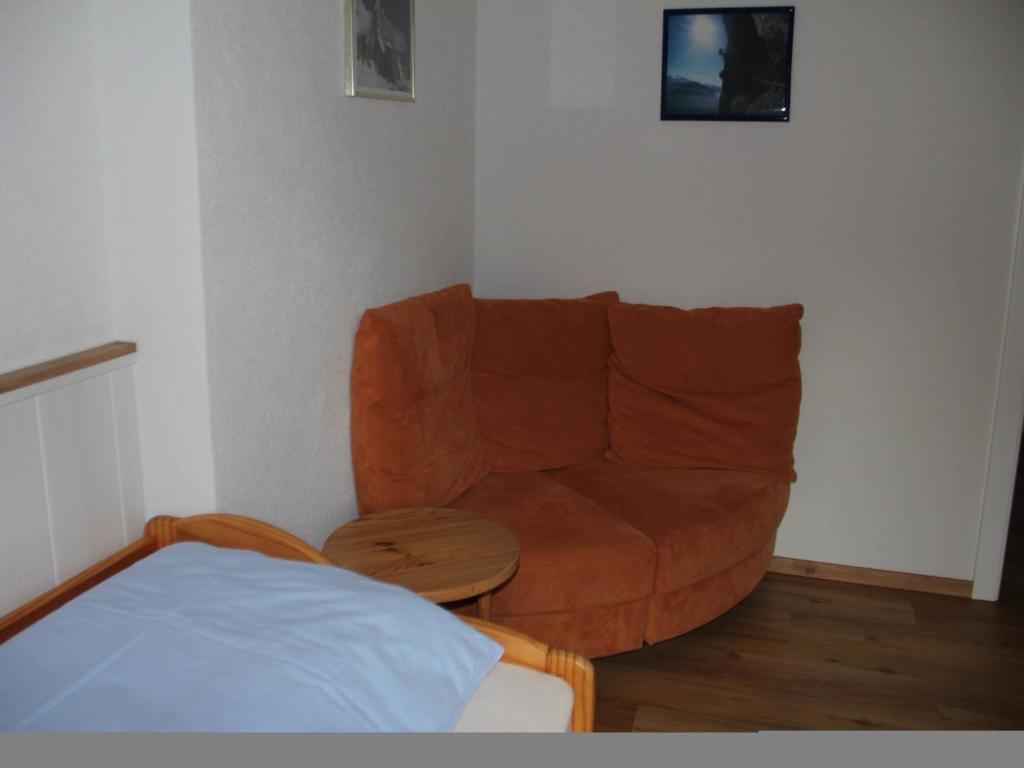 Posezení v ubytování Ferienwohnung Laserer