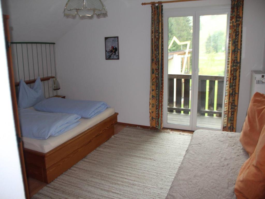 Postel nebo postele na pokoji v ubytování Ferienwohnung Laserer