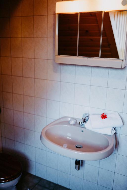Koupelna v ubytování Ferienwohnung Vidmar
