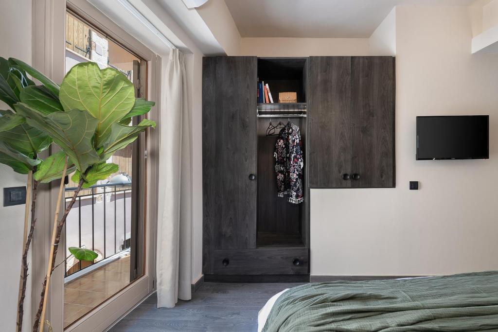 TV a/nebo společenská místnost v ubytování Anaem Eclectic Rooms
