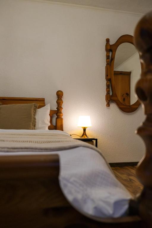 Postel nebo postele na pokoji v ubytování Apartment Danielsbergblick