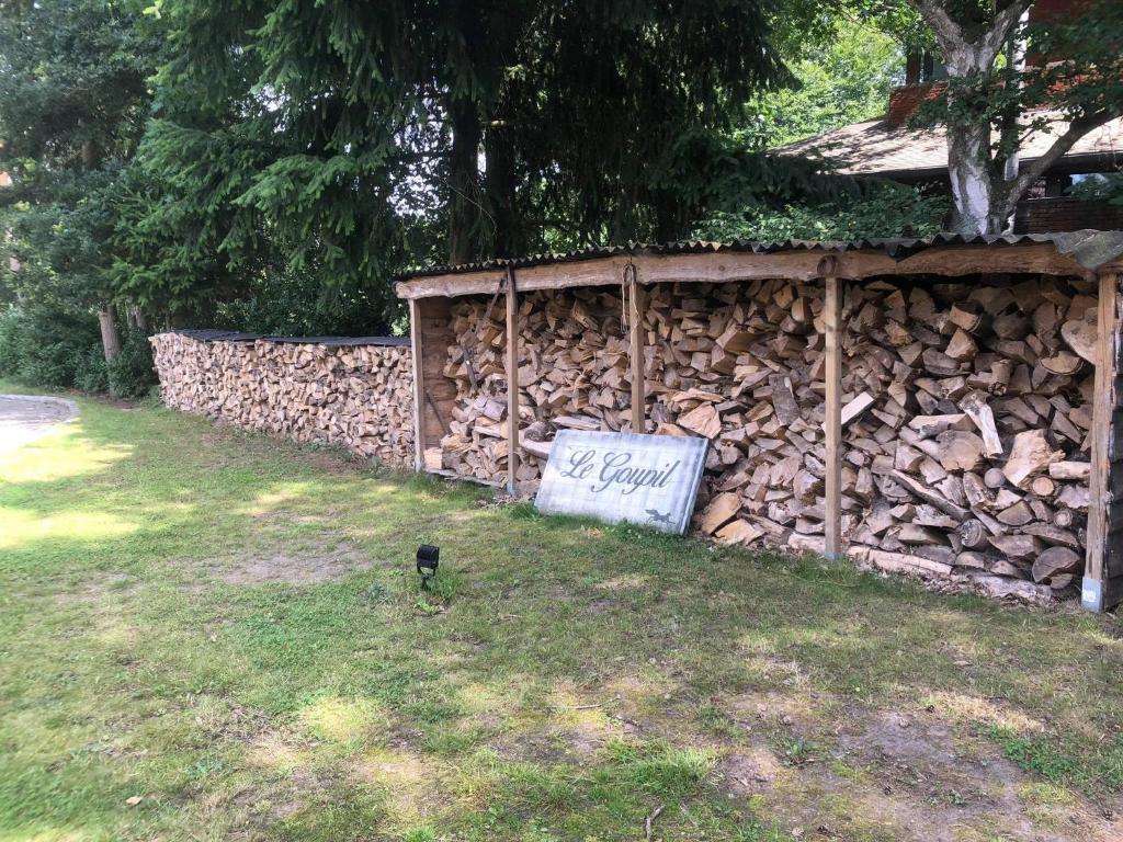 Zahrada ubytování Le Goupil