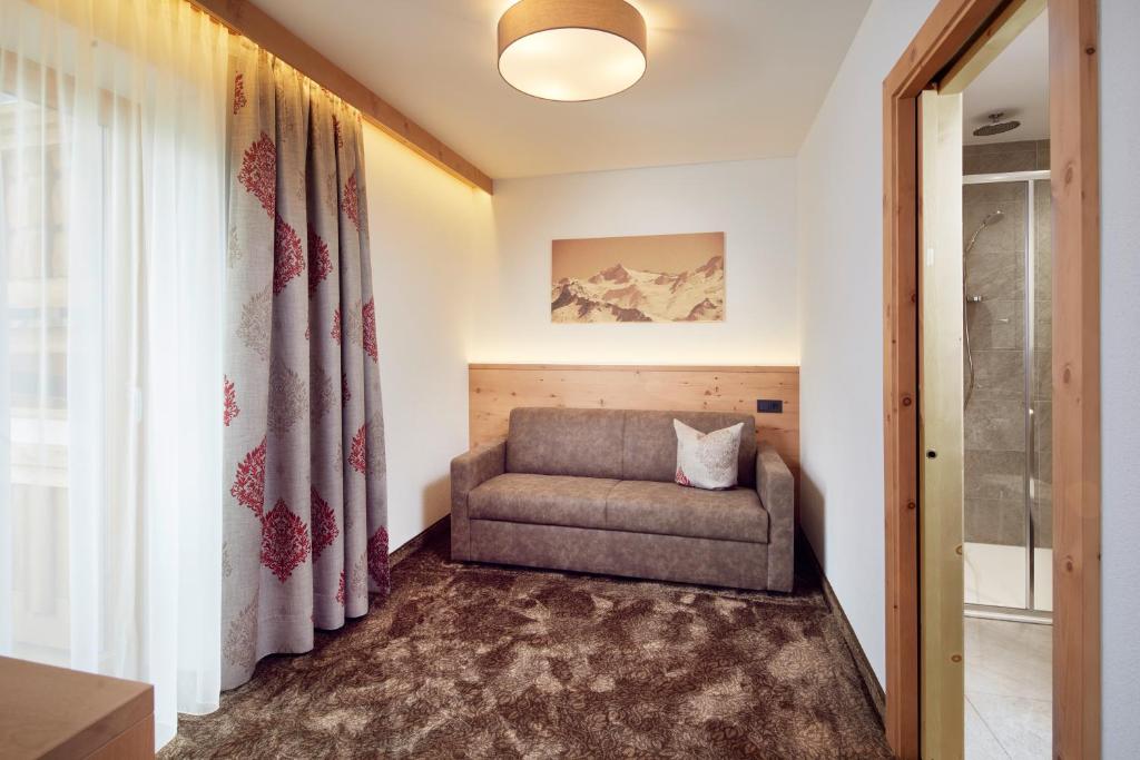 Posezení v ubytování Hotel Gasthof Abelhof