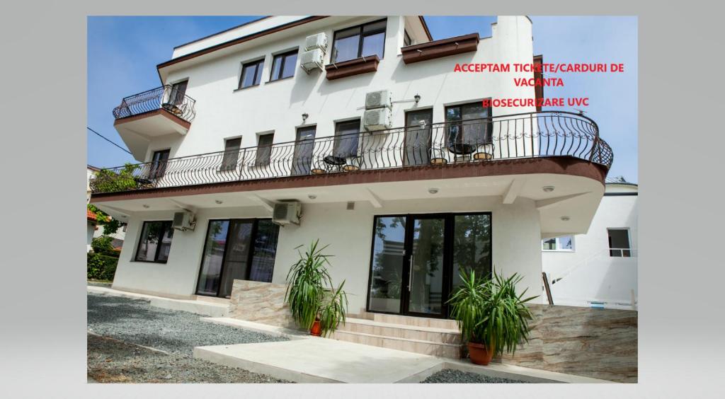 Bygningen som pensionatet ligger i