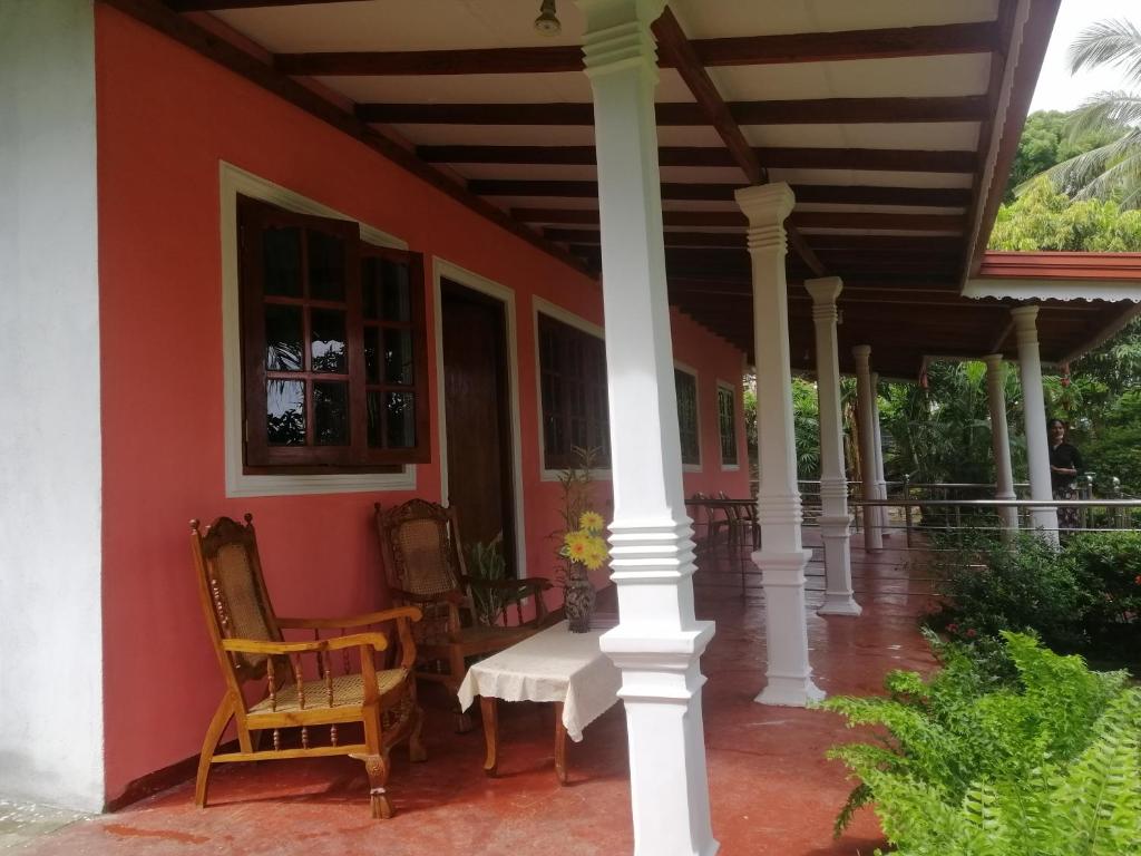Balkón nebo terasa v ubytování Sandew Residence