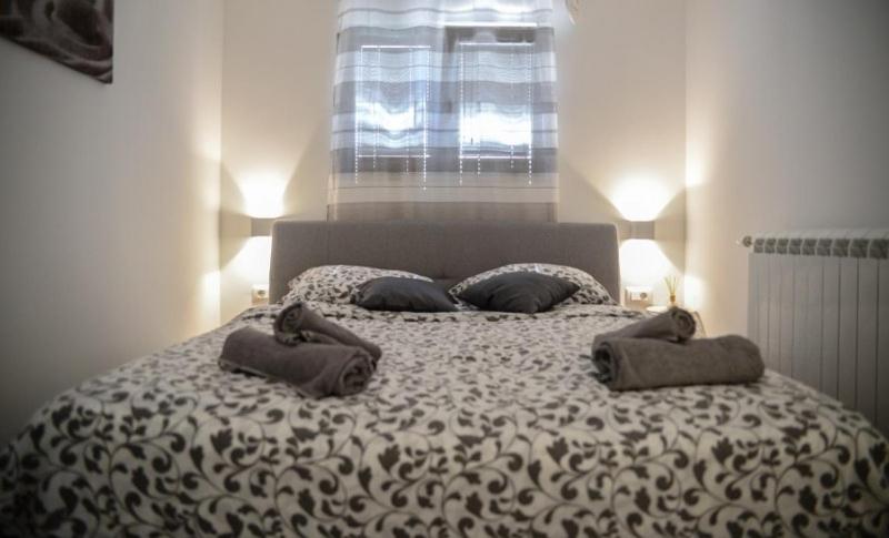 Posteľ alebo postele v izbe v ubytovaní Modern getaway Studio for two