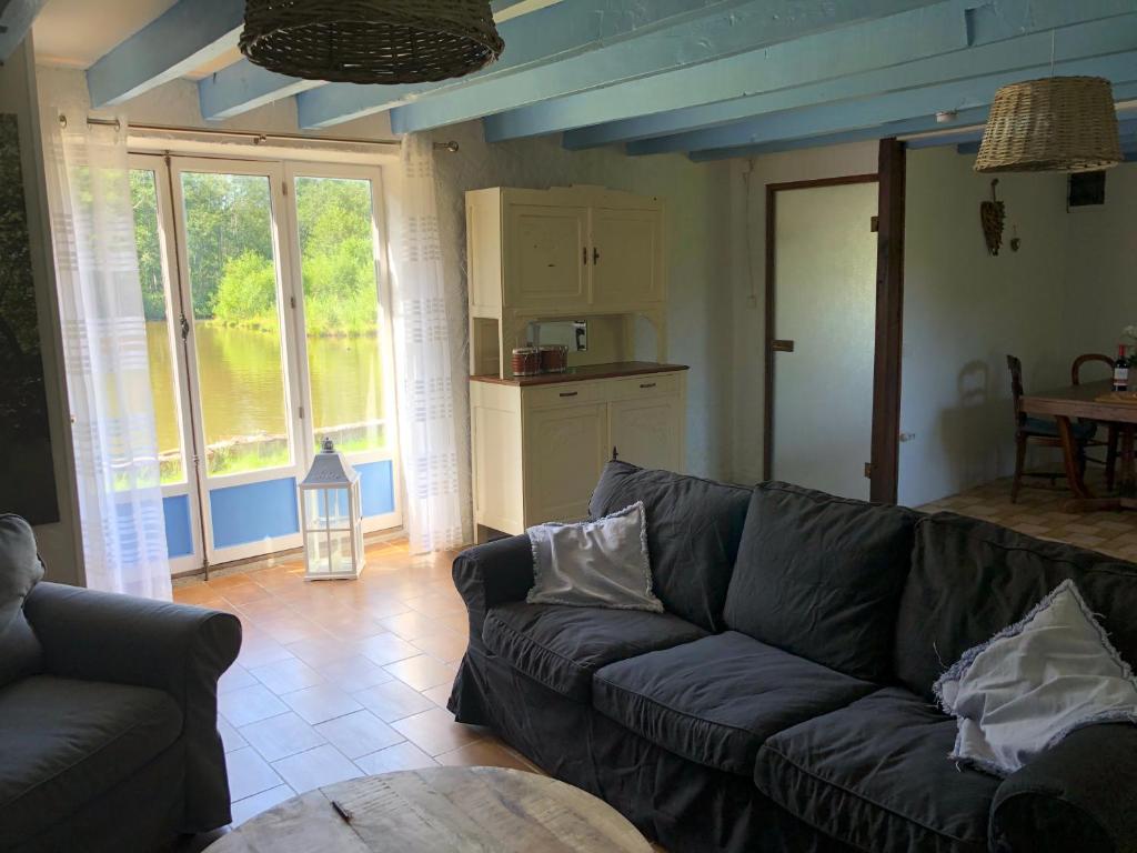 Posezení v ubytování Maison Moulin Bousset