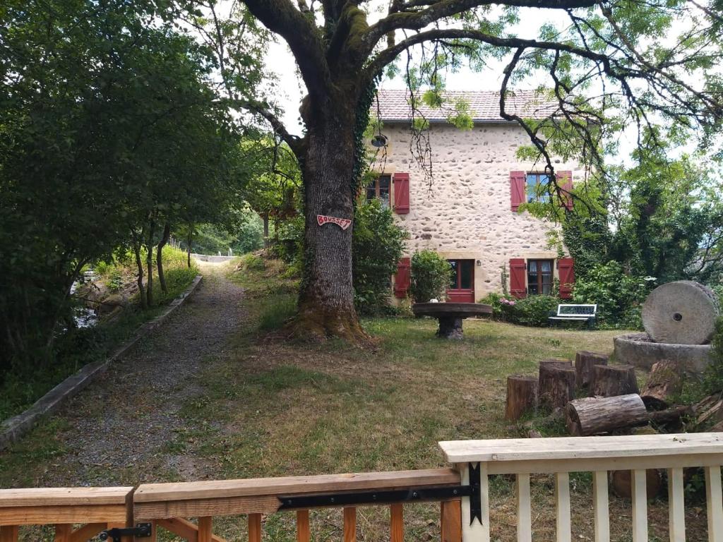 Zahrada ubytování Maison Moulin Bousset