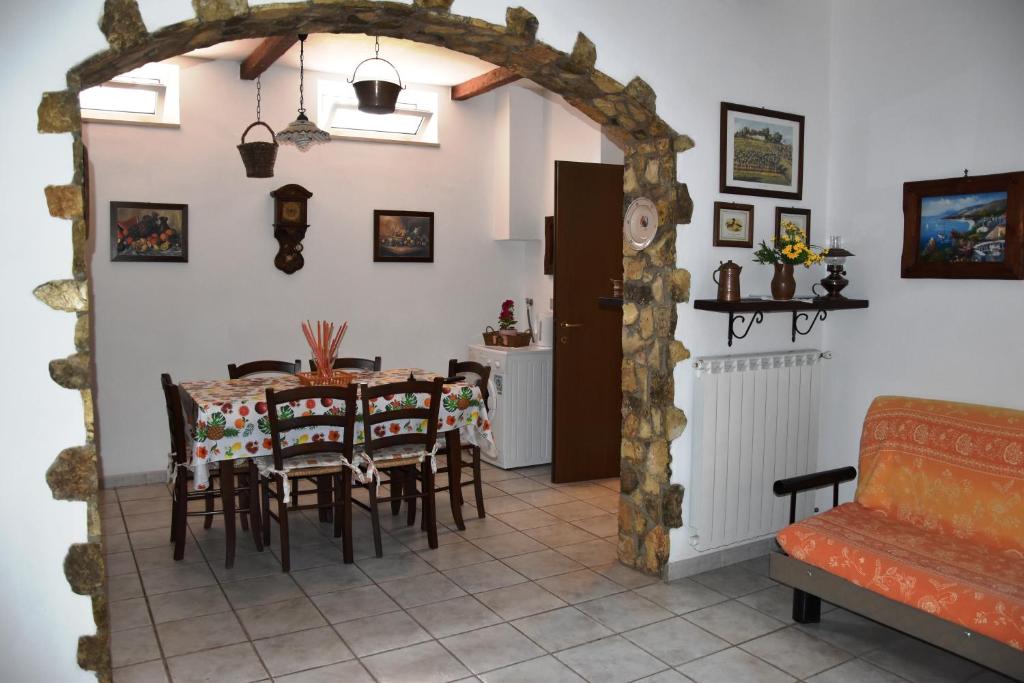 Posezení v ubytování Villa Frantoio