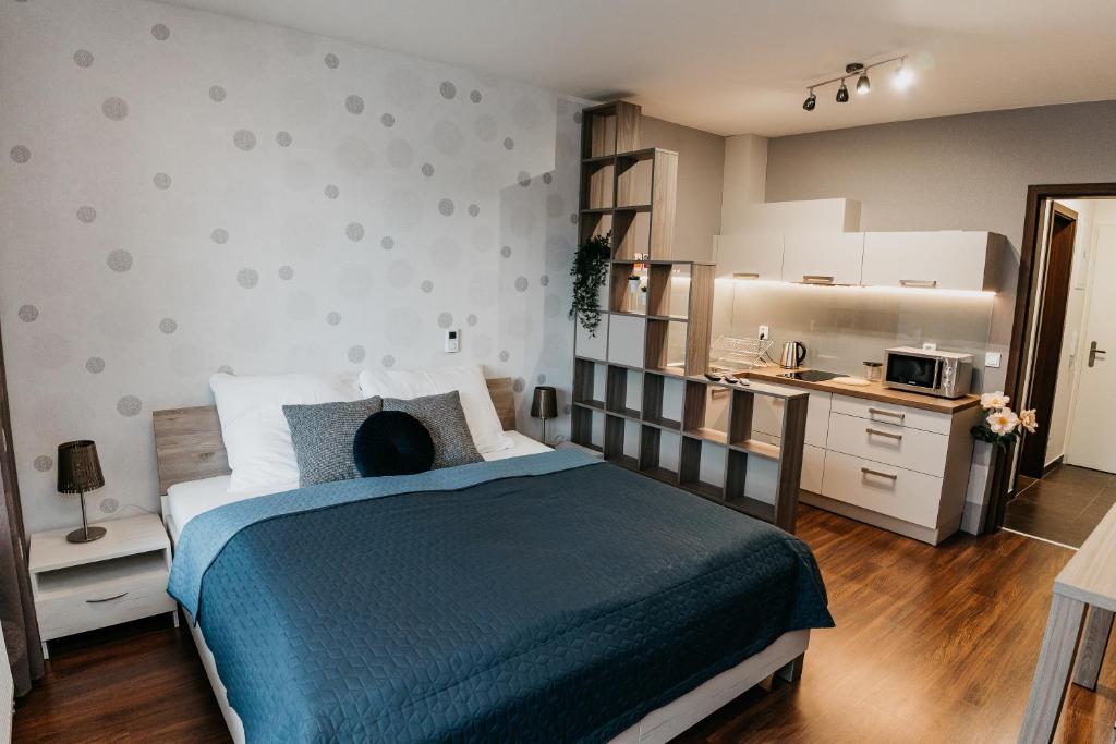 A kitchen or kitchenette at AH Radnica II Free Parking