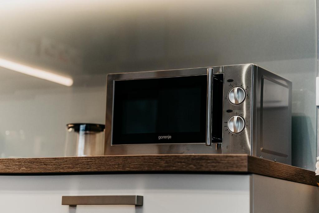 A kitchen or kitchenette at AH Radnica II Free Parking
